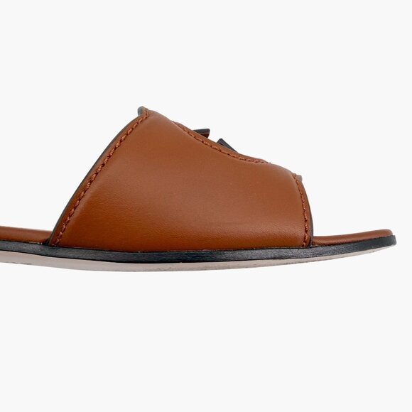 Gucci Cosmos Interlocking G Cutout Slide Sandals Brown Size 38 US 8 Women's - Picture 12 of 15